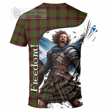 Buchan Crest Tartan T-Shirt Inspired by the Freedom of Scottish Warrior