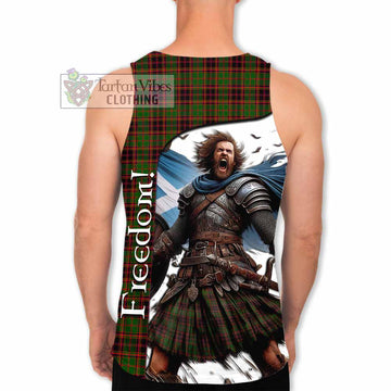 Buchan Crest Tartan Men's Tank Top Inspired by the Freedom of Scottish Warrior