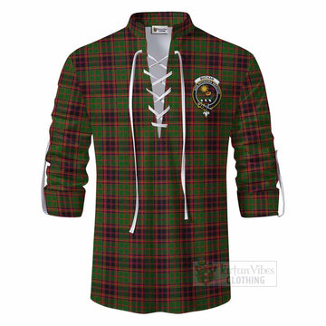 Buchan Tartan Ghillie Kilt Shirt with Family Crest DNA In Me Style