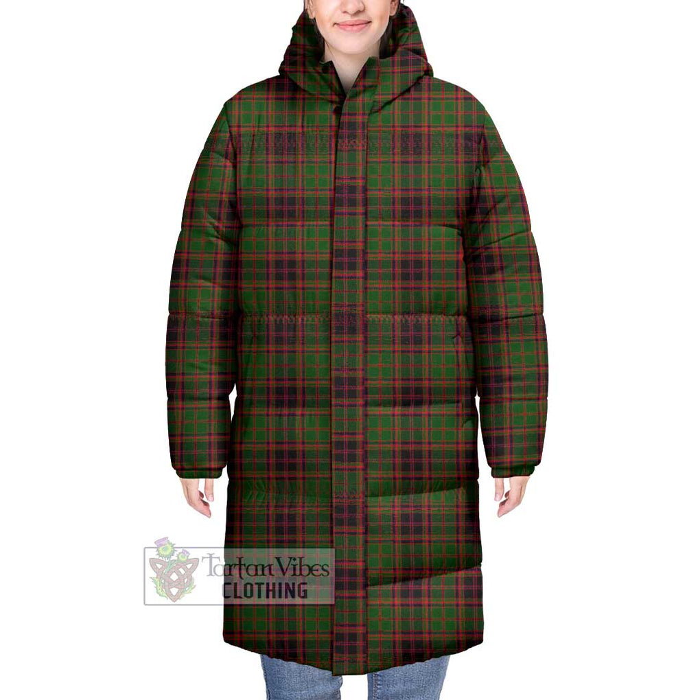 Tartan Vibes Clothing Buchan Tartan Long Down Jacket