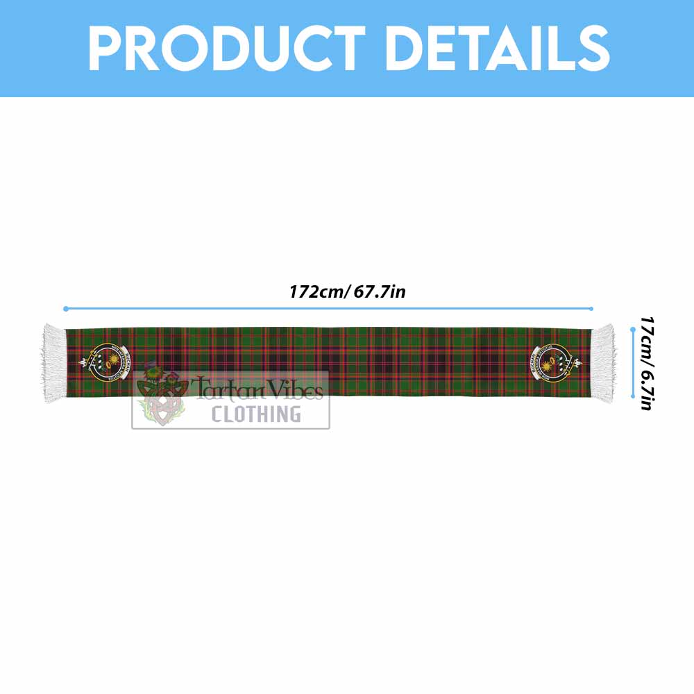 Buchan Tartan Ruffneck Scarf with Family Crest - Tartan Vibes Clothing
