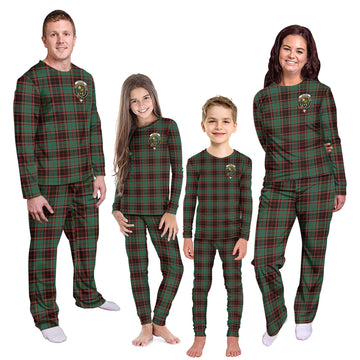 Buchan Ancient Tartan Pajamas Family Set with Family Crest