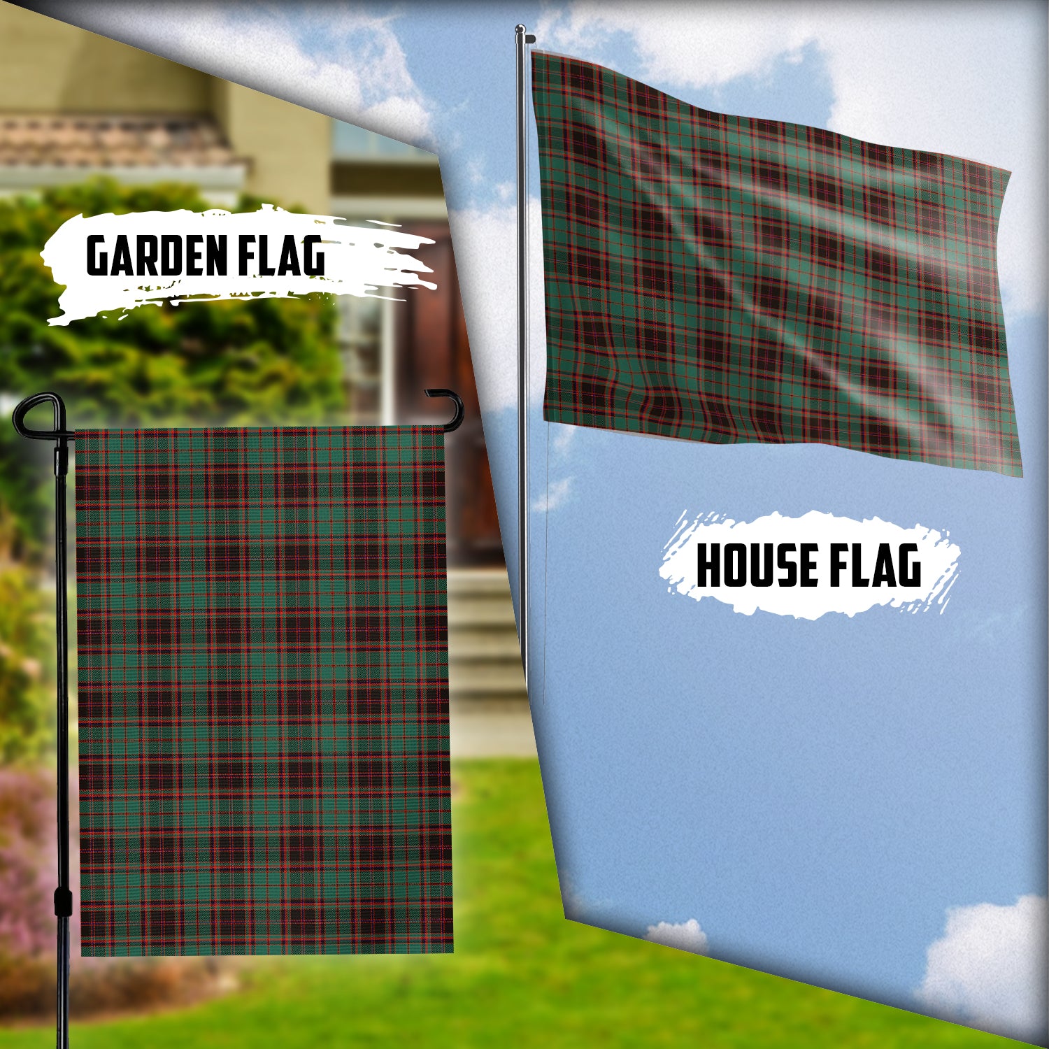 Buchan Ancient Tartan Flag Garden Flag (Vertical) - Tartan Vibes Clothing