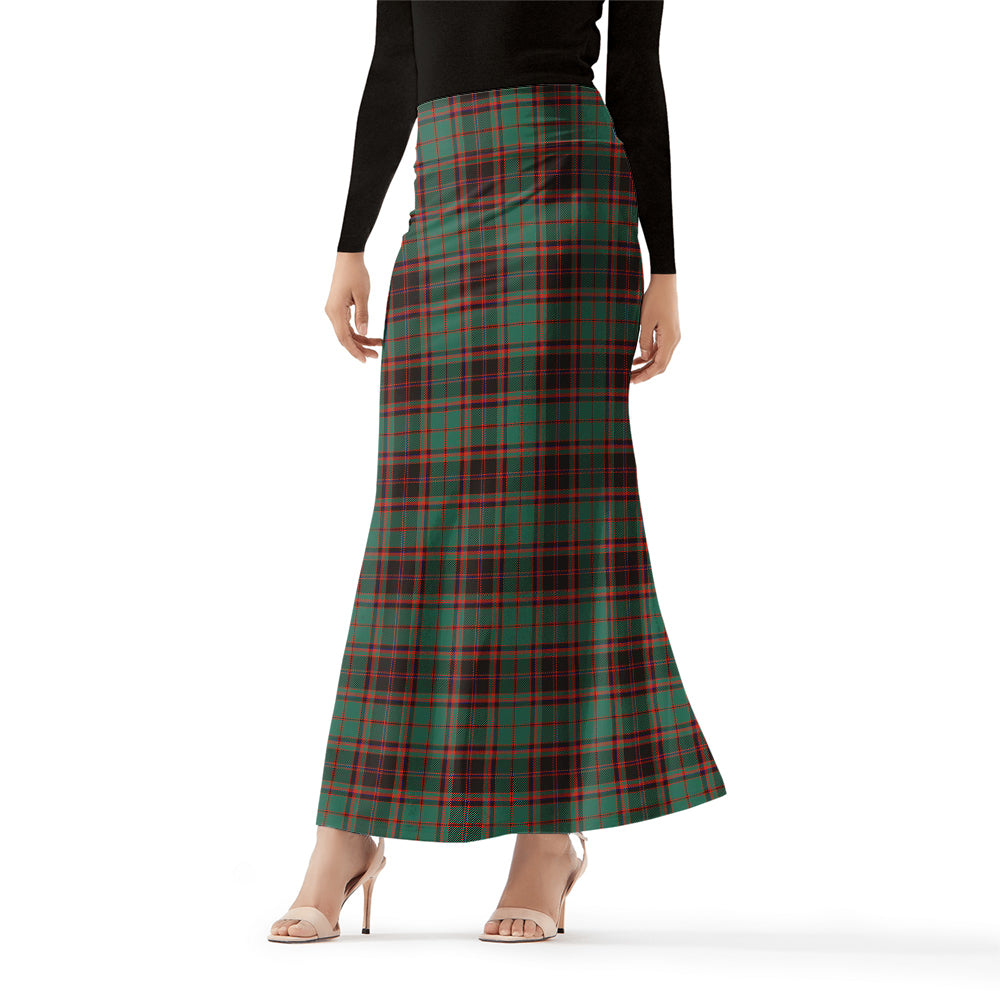 Buchan Ancient Tartan Womens Full Length Skirt Female - Tartanvibesclothing