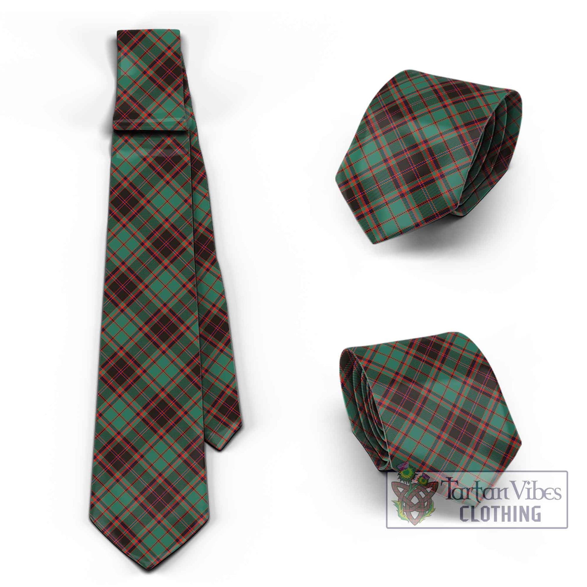 Tartan Vibes Clothing Buchan Ancient Tartan Classic Necktie Cross Style