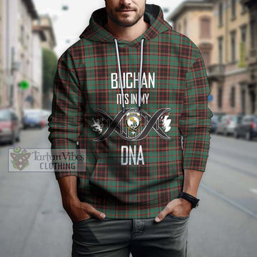 Buchan Ancient Tartan Hoodie with Family Crest DNA In Me Style