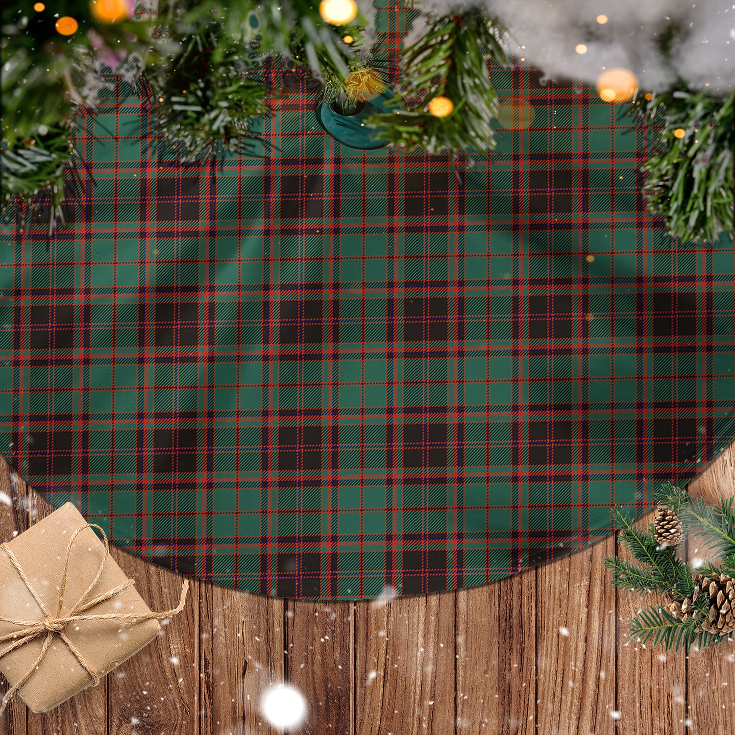 Buchan Ancient Tartan Christmas Tree Skirt - Tartanvibesclothing