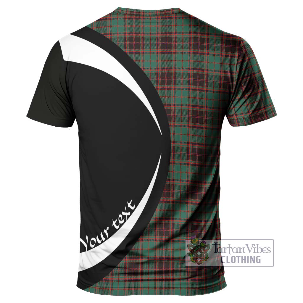 Tartan Vibes Clothing Buchan Ancient Tartan T-Shirt with Family Crest Circle Style