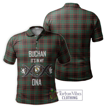 Buchan Ancient Tartan Polo Shirt with Family Crest DNA In Me Style