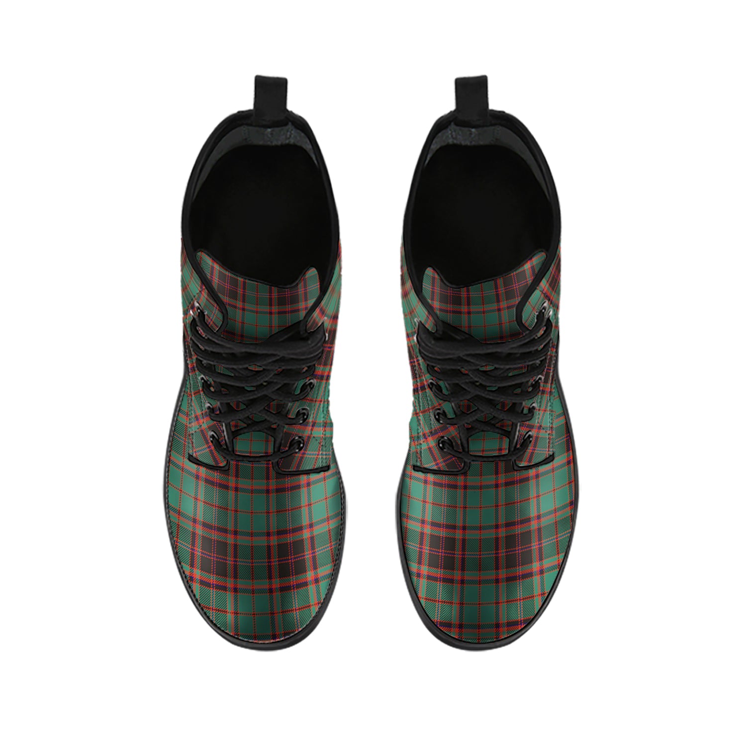 Buchan Ancient Tartan Leather Boots - Tartanvibesclothing