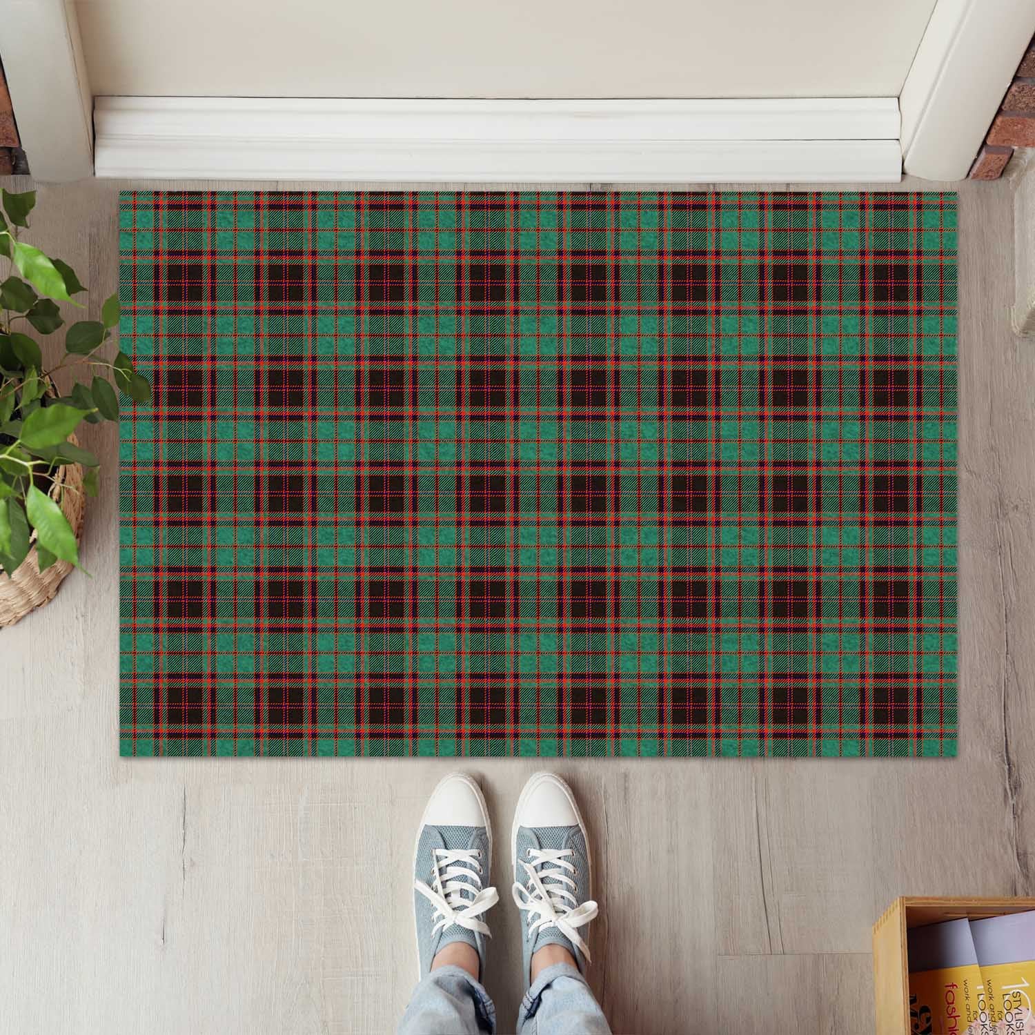 Buchan Ancient Tartan Door Mat - Tartanvibesclothing