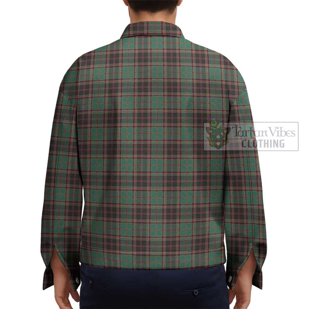 Buchan Ancient Tartan Unisex Lapel Cotton Jacket - Tartan Vibes Clothing