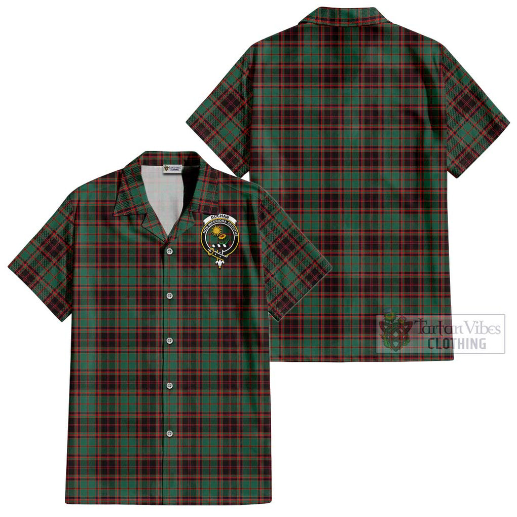 Buchan Ancient Tartan Cotton Hawaiian Shirt with Family Crest Kid - Tartan Vibes Clothing