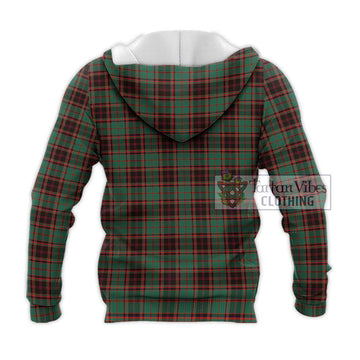 Buchan Ancient Tartan Knitted Hoodie with Family Crest DNA In Me Style