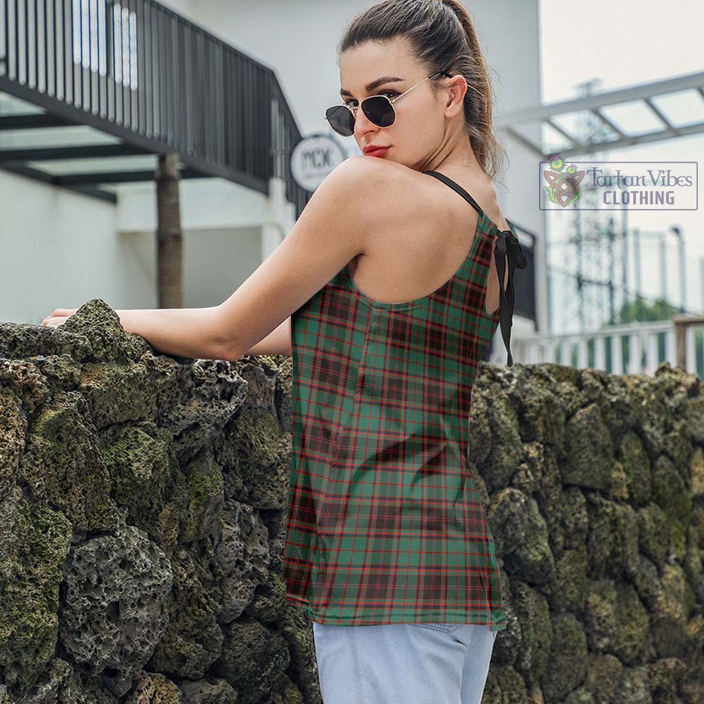 Tartan Vibes Clothing Buchan Ancient Tartan Loose Halter Neck Camisole