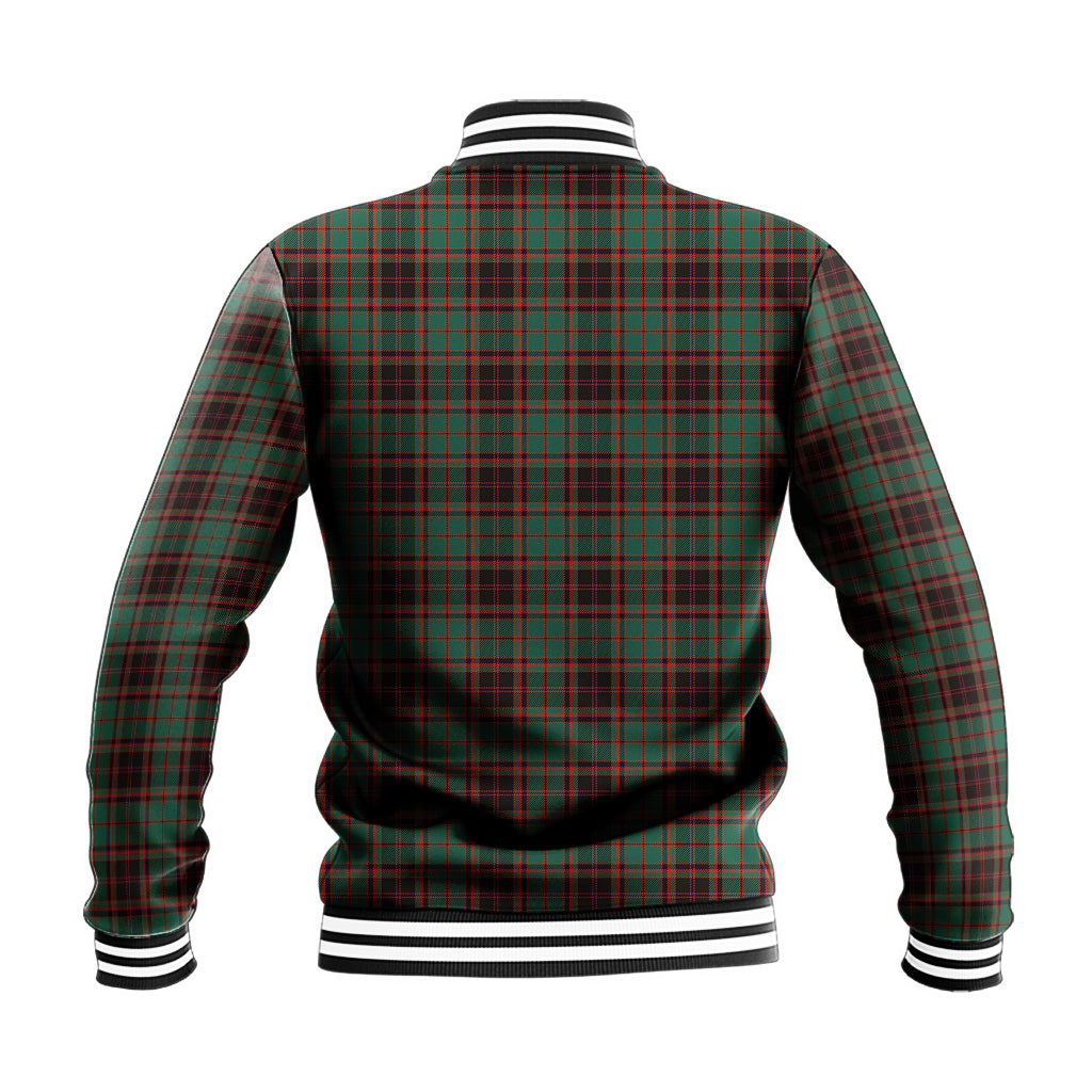 Buchan Ancient Tartan Baseball Jacket with Family Crest - Tartanvibesclothing