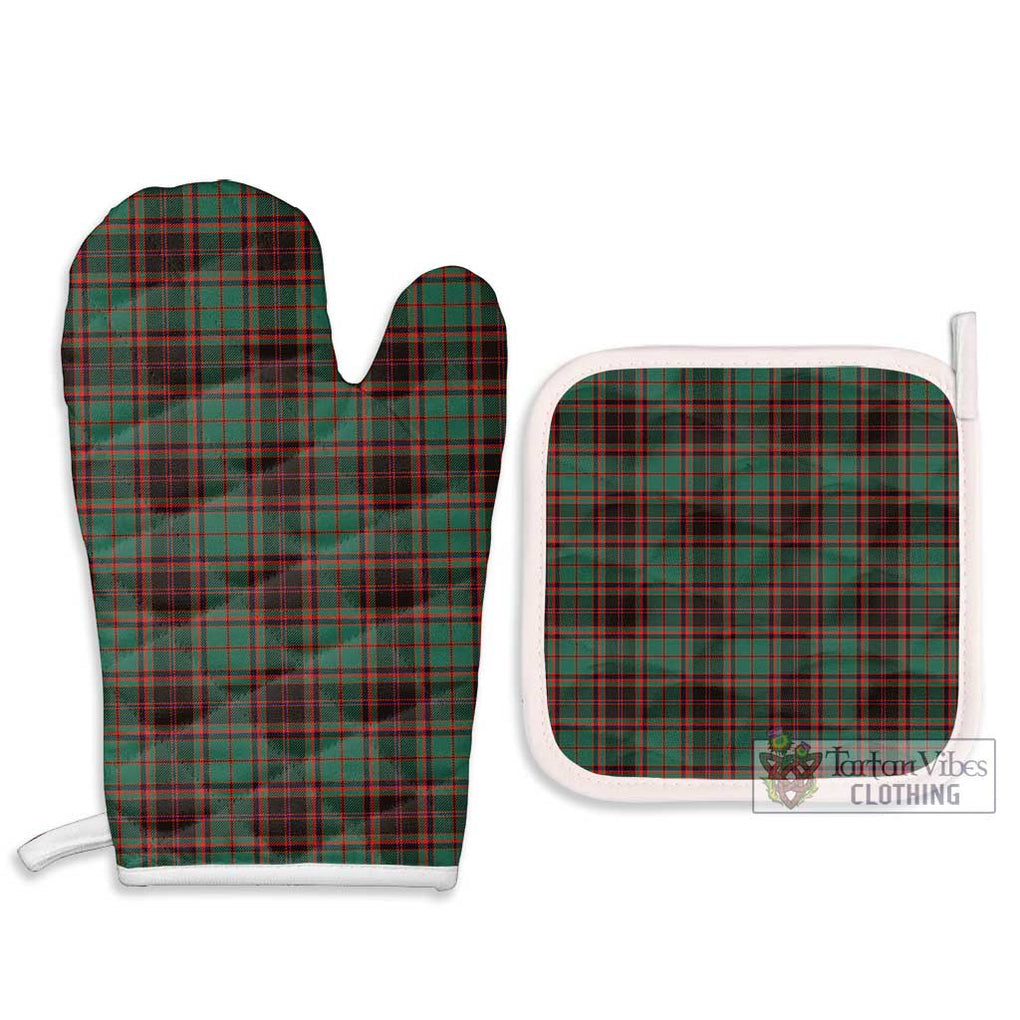 Buchan Ancient Tartan Combo Oven Mitt & Pot-Holder Combo 1 Oven Mitt & 2 Pot-Holder White - Tartan Vibes Clothing