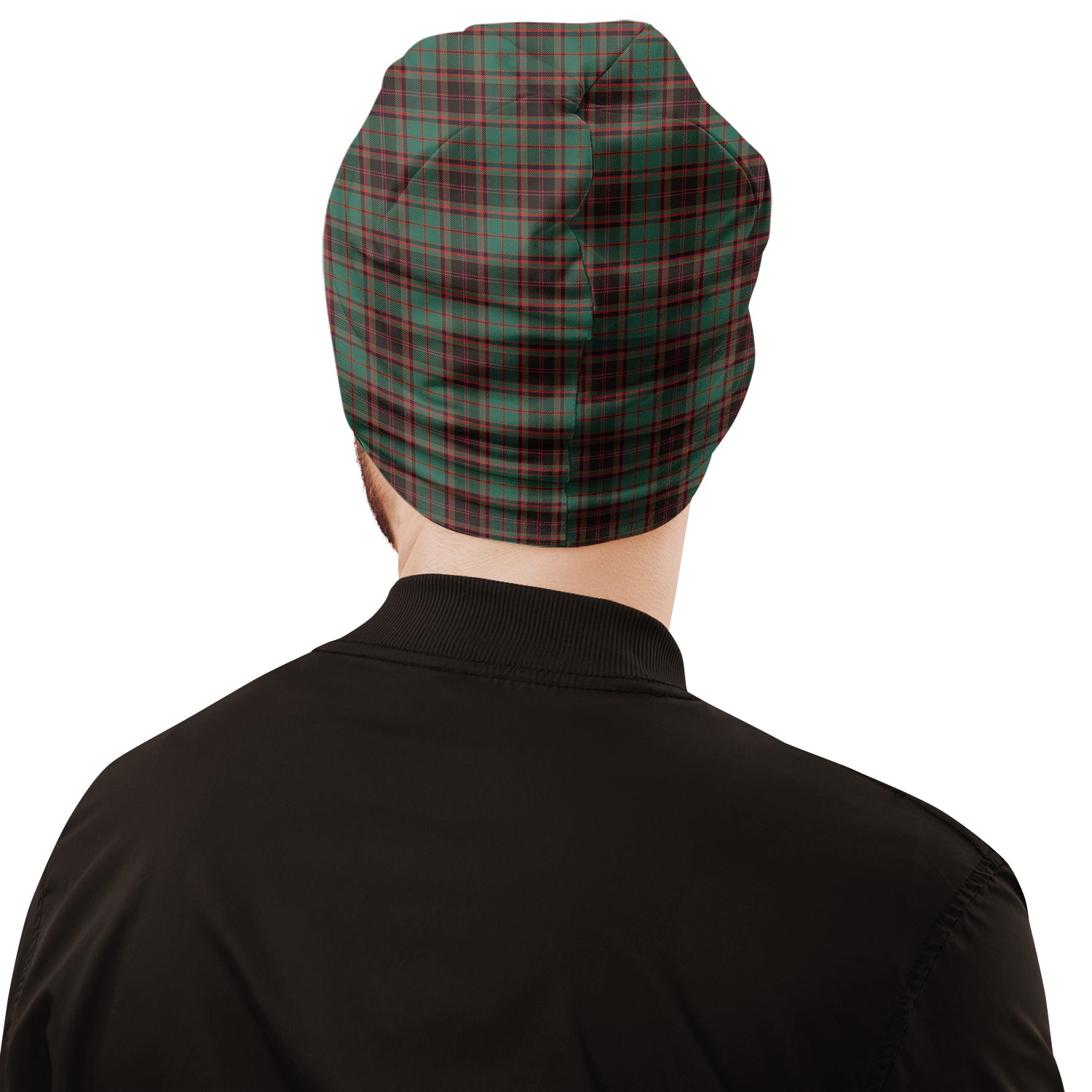 Buchan Ancient Tartan Beanies Hat with Family Crest - Tartan Vibes Clothing