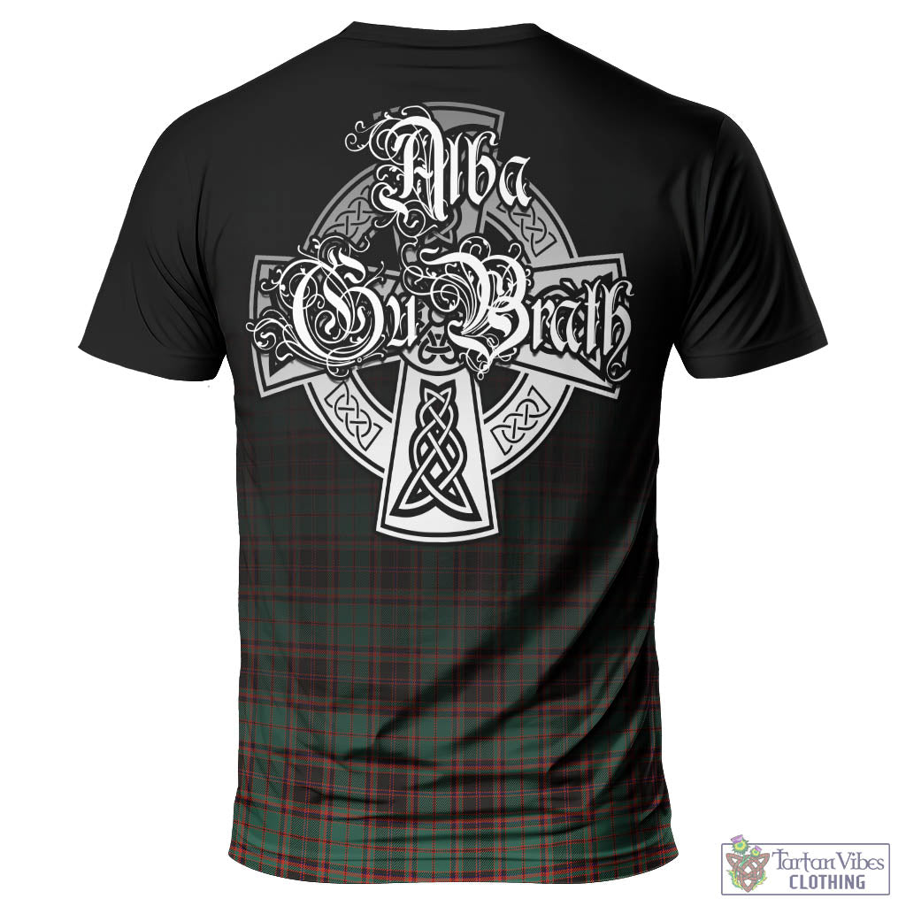 Tartan Vibes Clothing Buchan Ancient Tartan T-Shirt Featuring Alba Gu Brath Family Crest Celtic Inspired