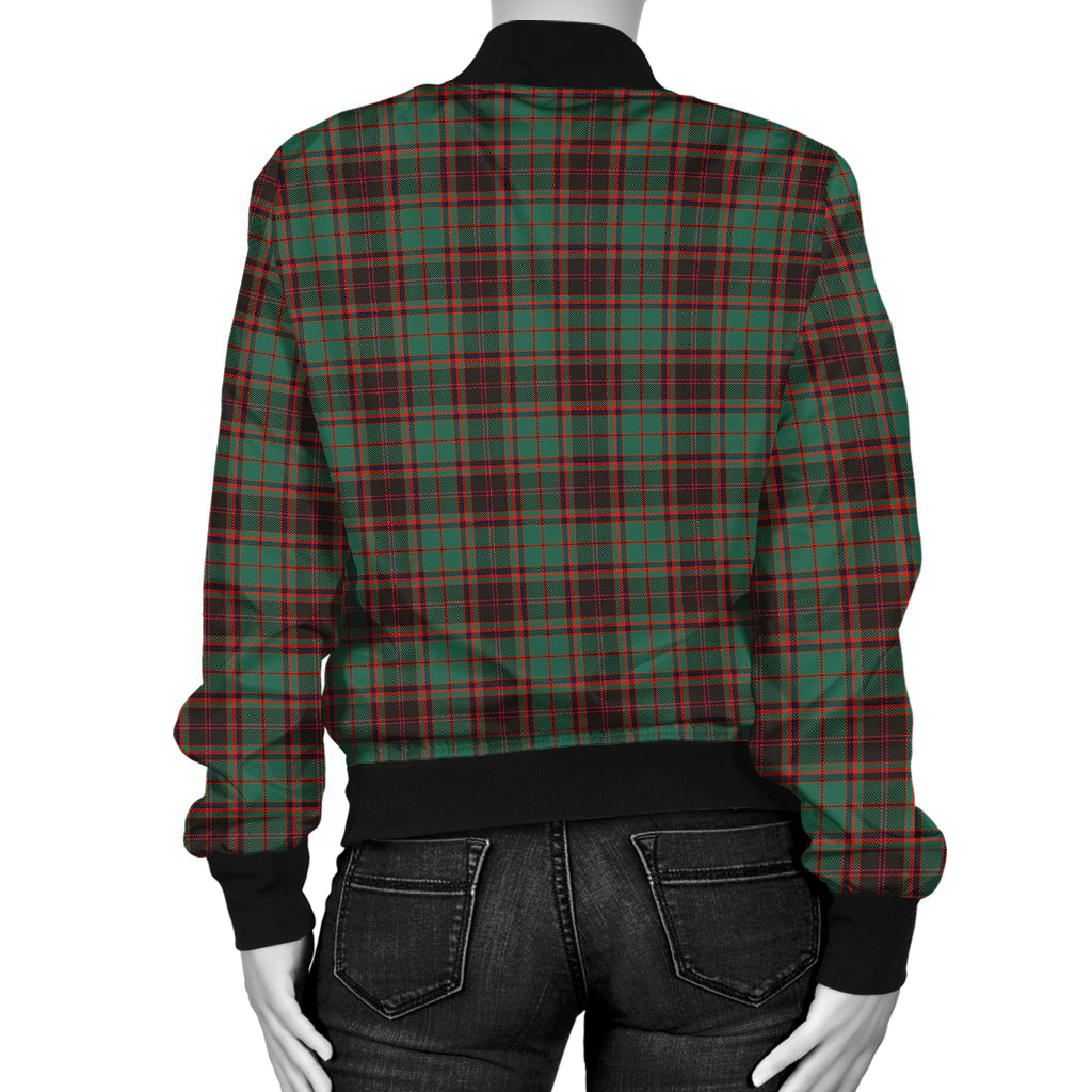 Buchan Ancient Tartan Bomber Jacket with Family Crest - Tartanvibesclothing