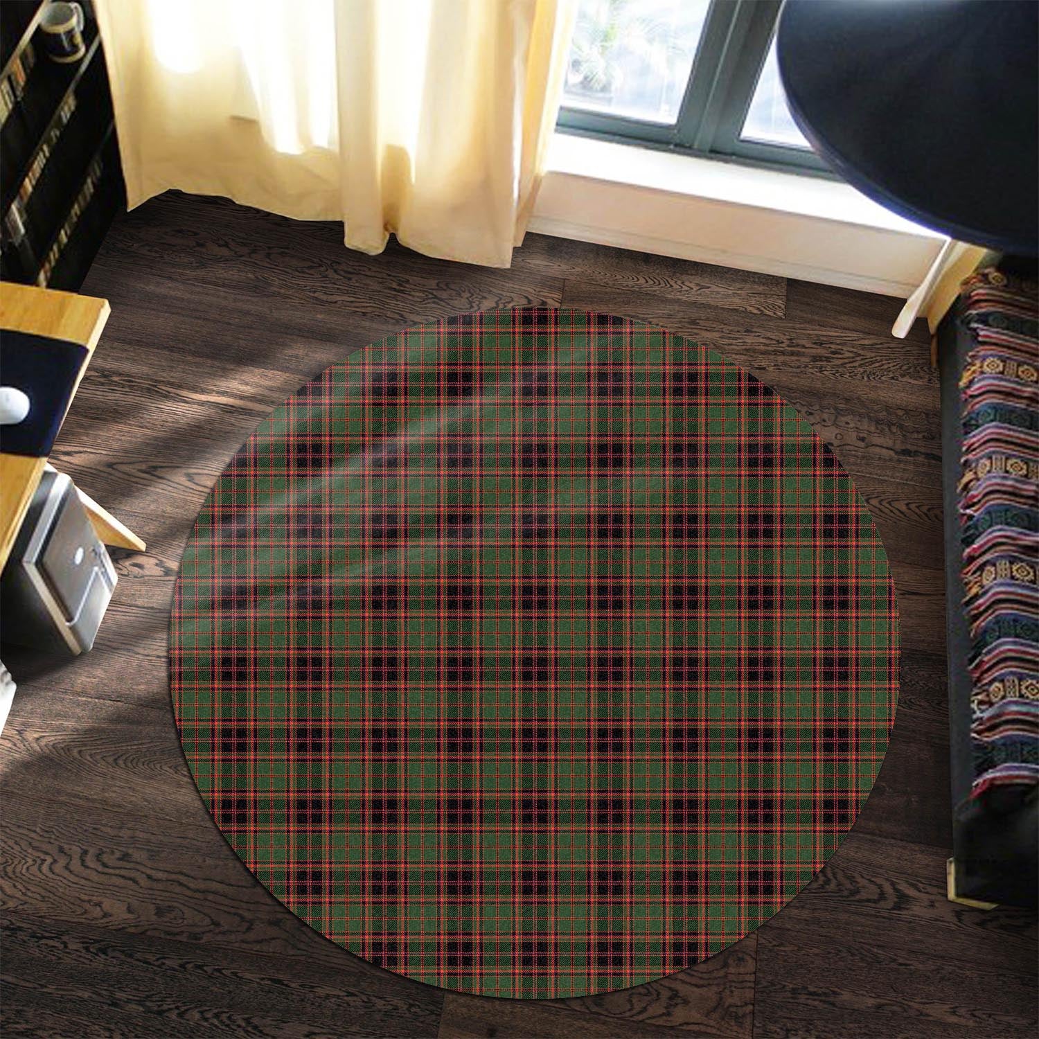 Buchan Modern Tartan Round Rug - Tartanvibesclothing