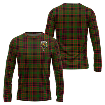 Buchan Tartan Long Sleeve T-Shirt with Family Crest