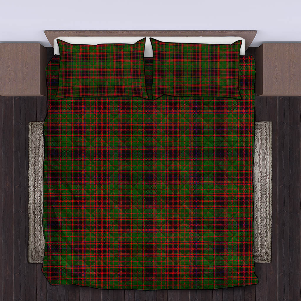 Buchan Tartan Quilt Bed Set King - Tartan Vibes Clothing