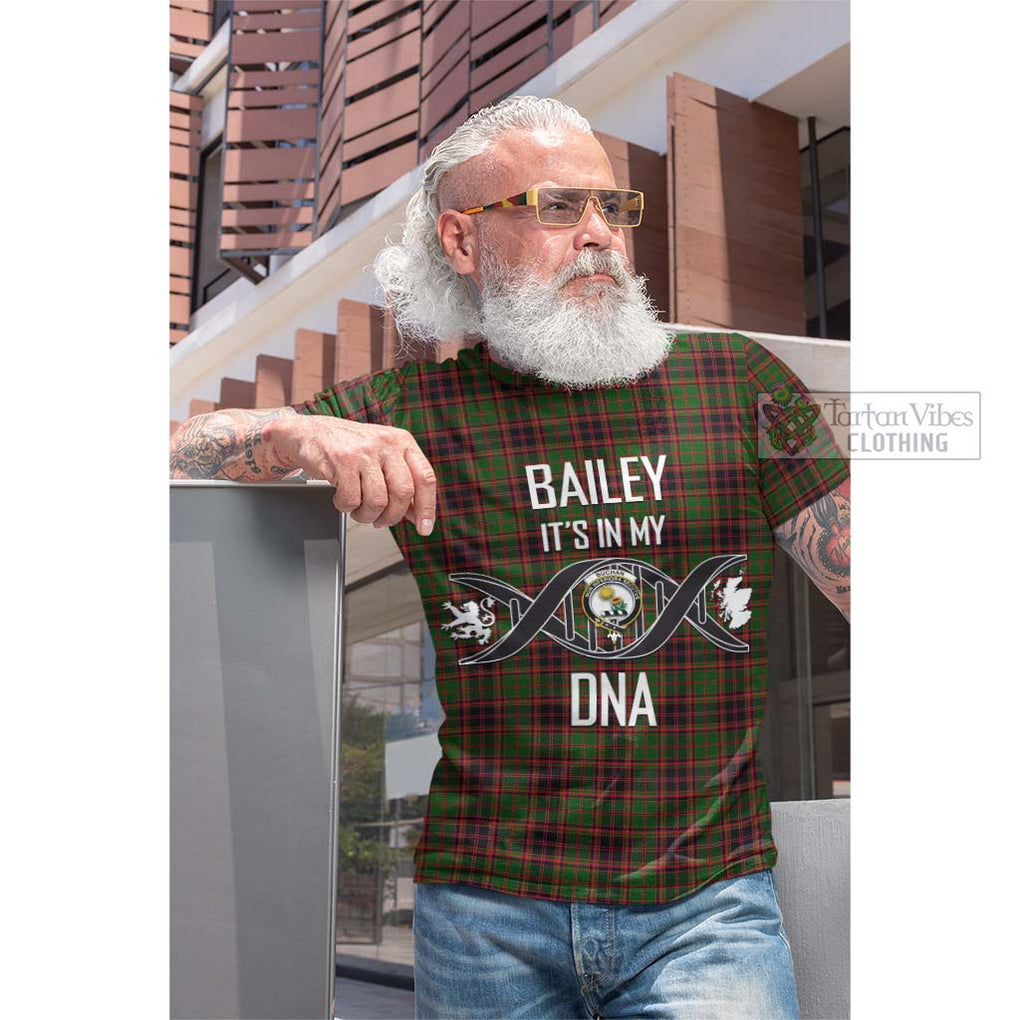 Tartan Vibes Clothing Buchan Modern Tartan Cotton T-shirt with Family Crest DNA In Me Style