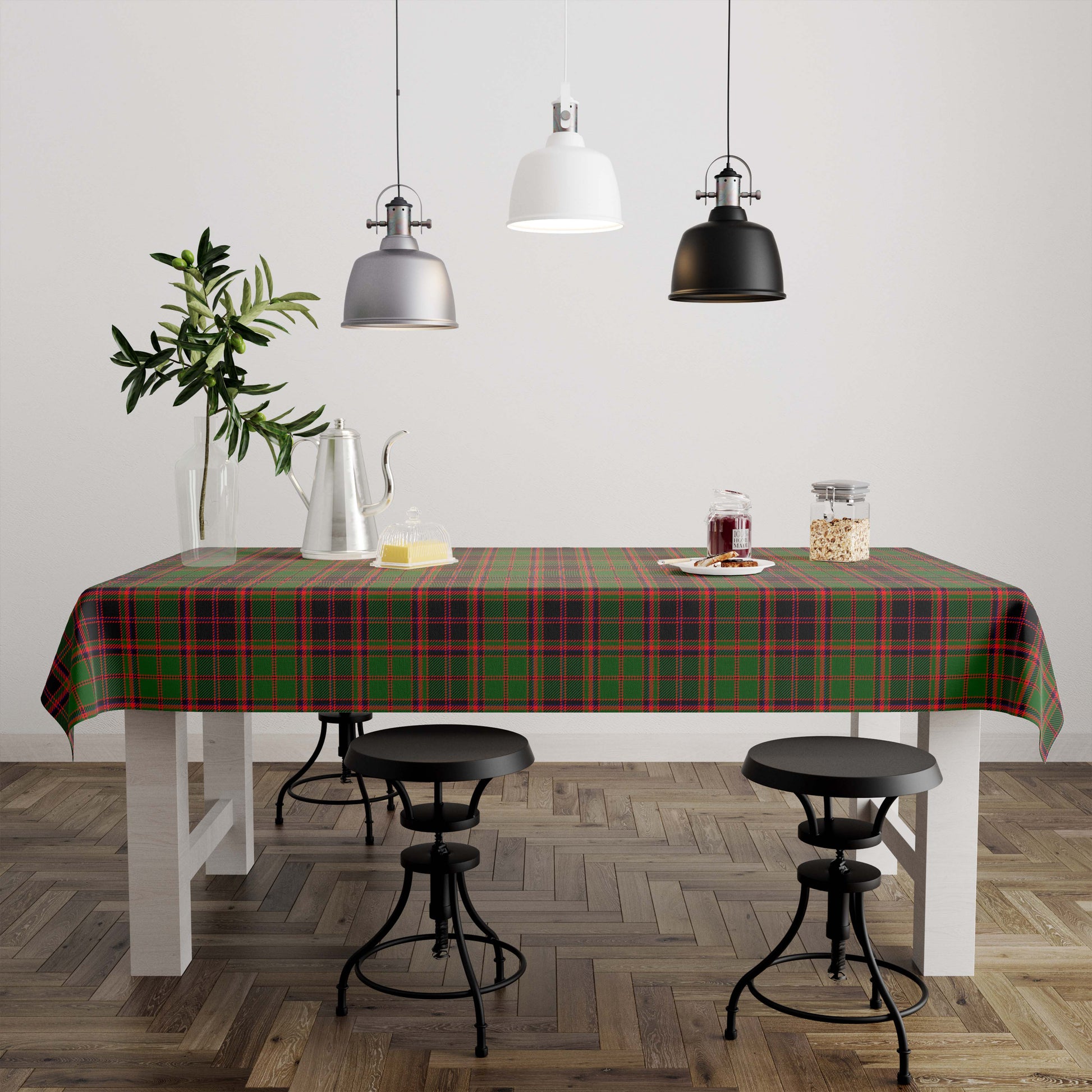 Buchan Modern Tatan Tablecloth - Tartanvibesclothing