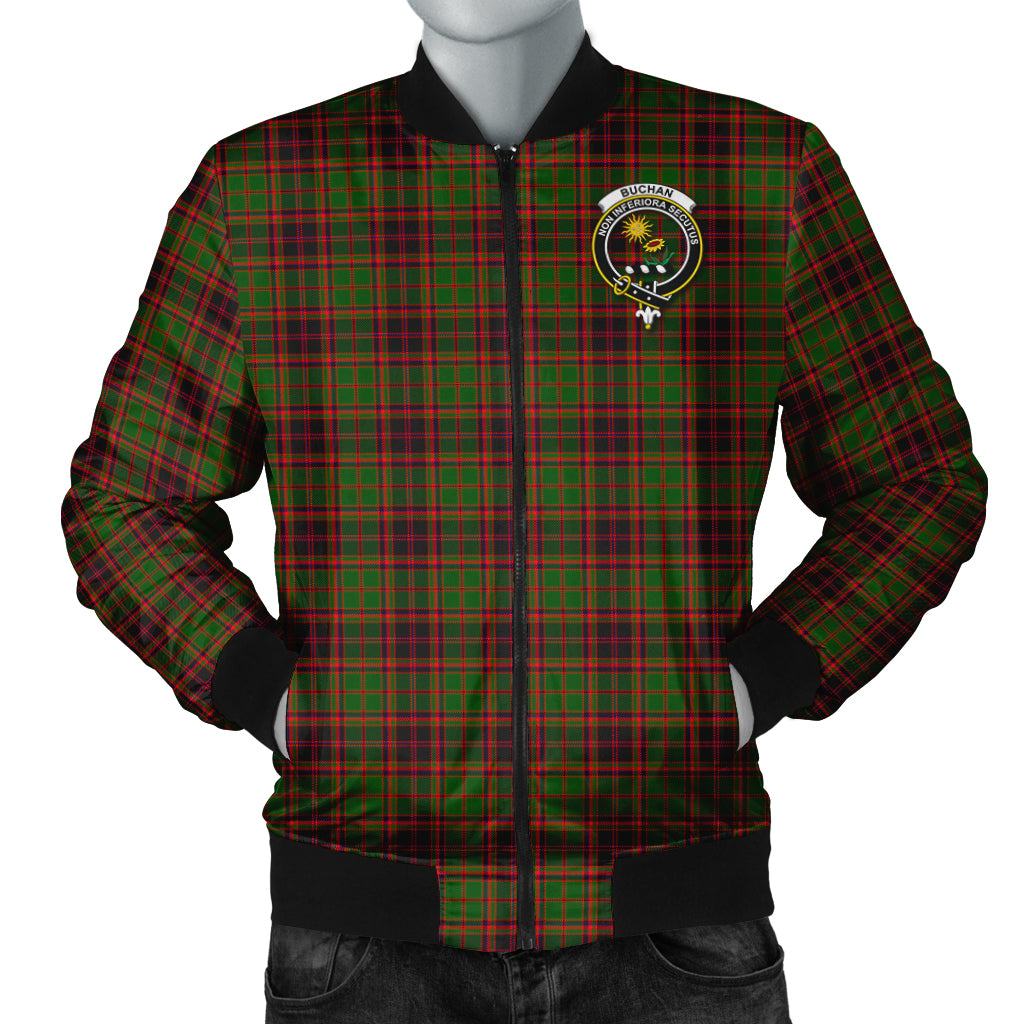 Buchan Modern Tartan Bomber Jacket with Family Crest Unisex - Tartanvibesclothing