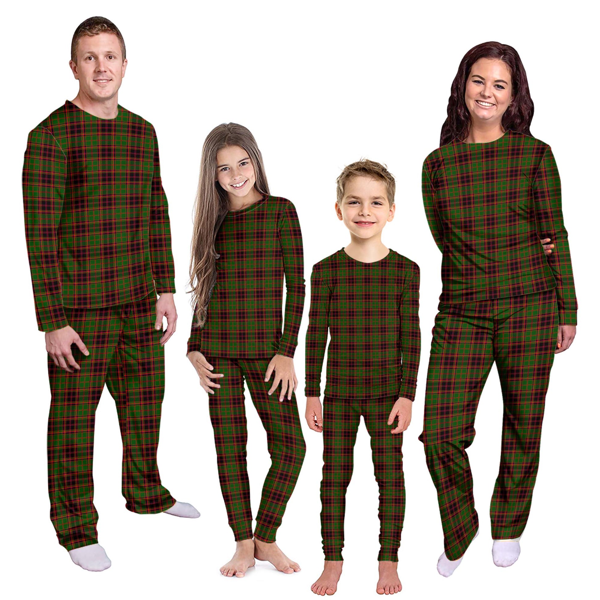 Buchan Tartan Pajamas Family Set Kid - Tartan Vibes Clothing