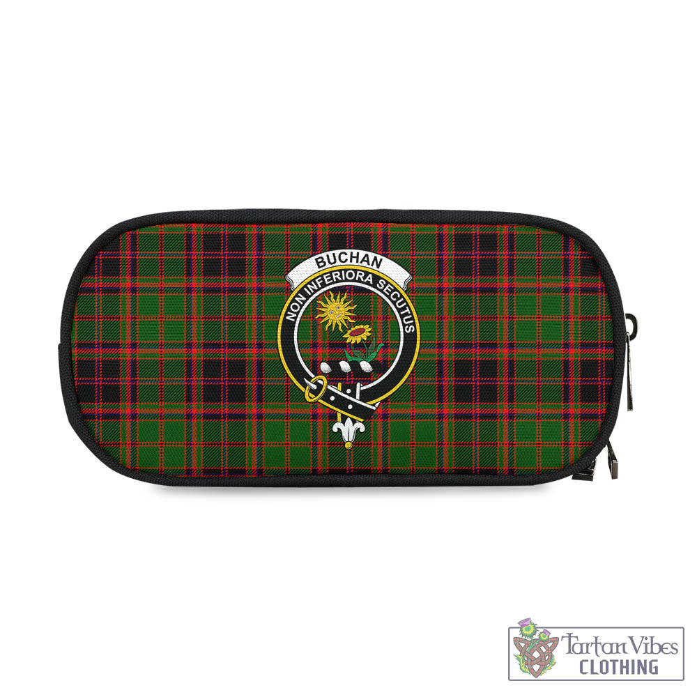 Tartan Vibes Clothing Buchan Modern Tartan Pen and Pencil Case with Family Crest