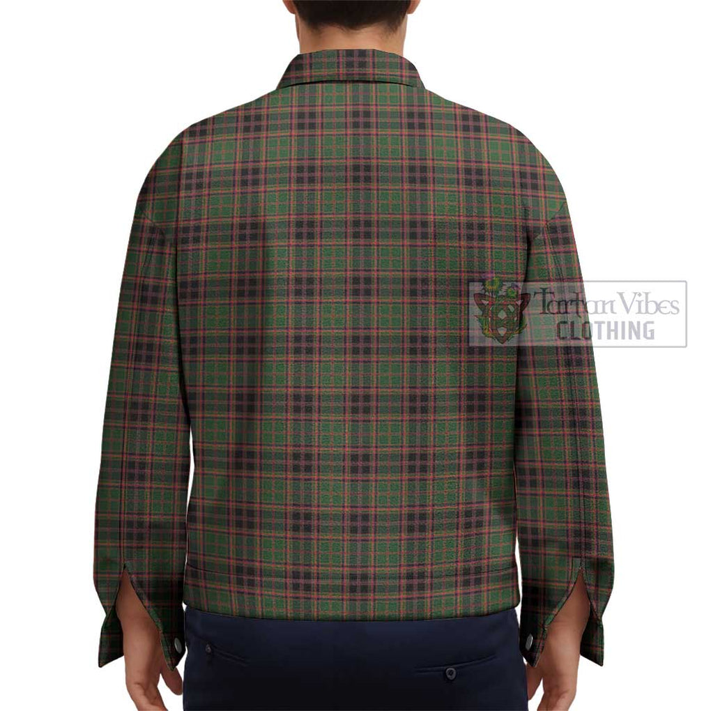 Buchan Tartan Unisex Lapel Cotton Jacket - Tartan Vibes Clothing