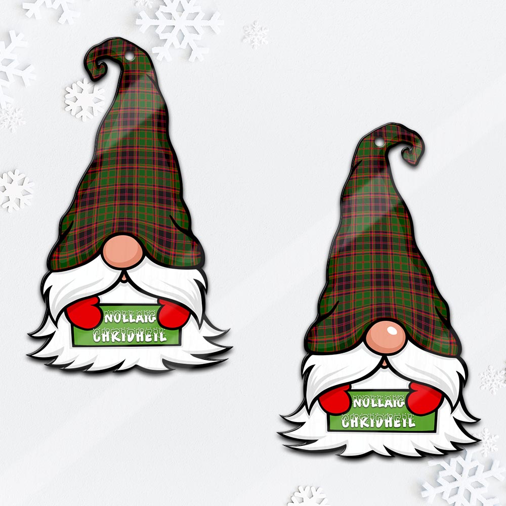 Buchan Gnome Christmas Ornament with His Tartan Christmas Hat - Tartan Vibes Clothing