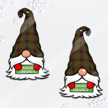 Buchan Gnome Christmas Ornament with His Tartan Christmas Hat