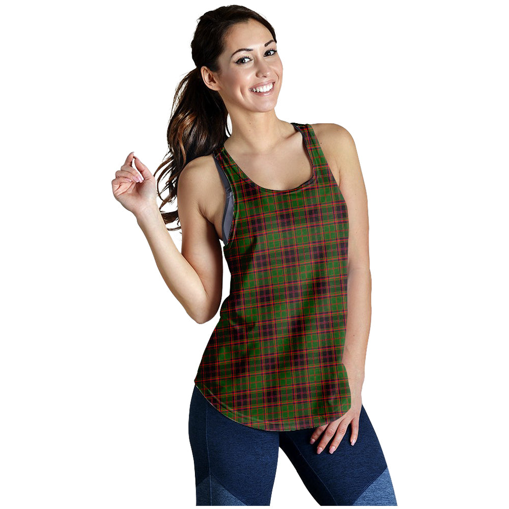 Buchan Modern Tartan Women Racerback Tanks - Tartanvibesclothing