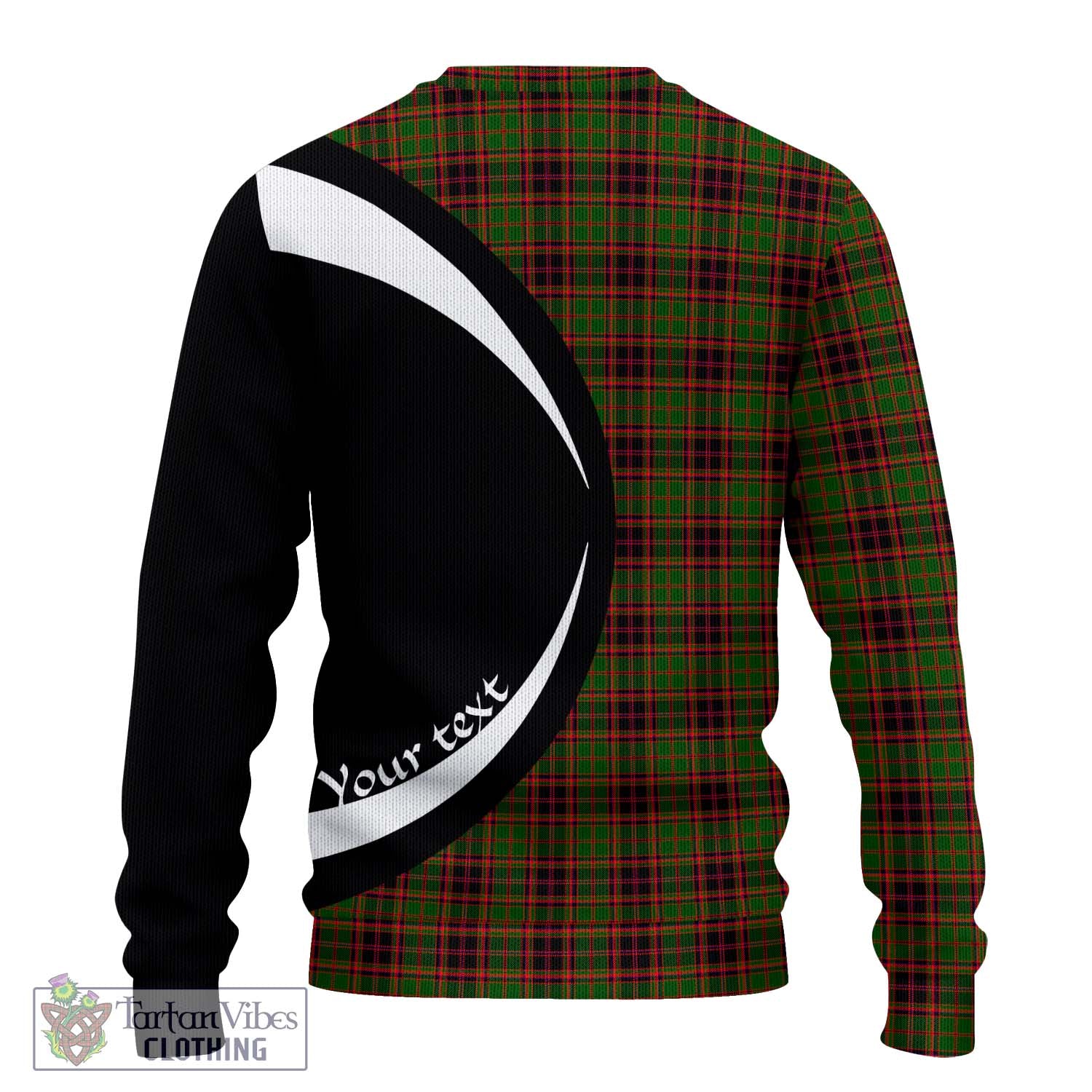 Buchan Tartan Ugly Sweater with Family Crest Circle Style - Tartan Vibes Clothing