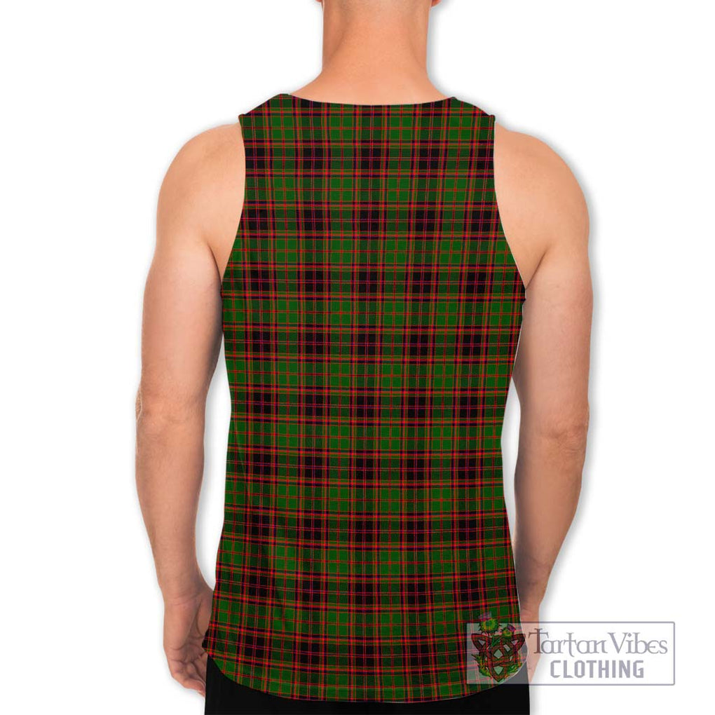 Buchan Tartan Men's Tank Top with Family Crest DNA In Me Style - Tartanvibesclothing Shop