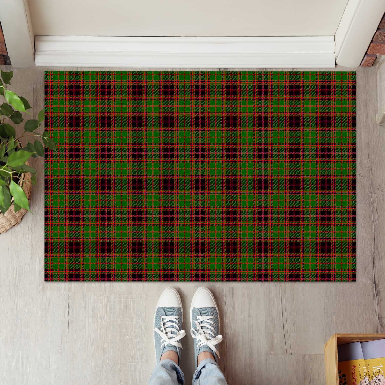 Buchan Modern Tartan Door Mat - Tartanvibesclothing