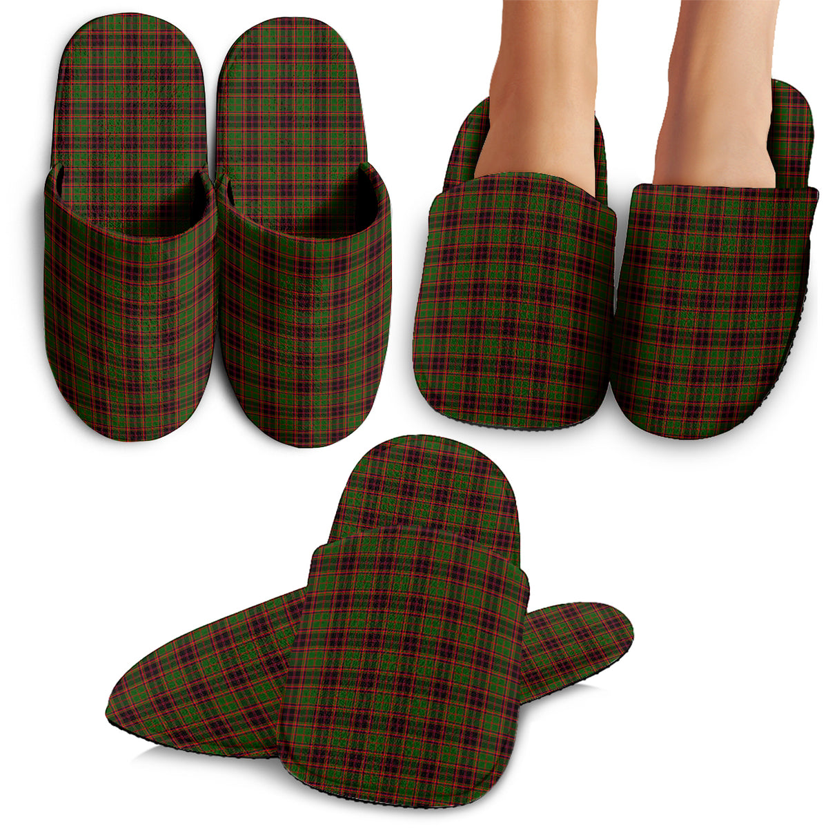 Buchan Tartan Home Slippers - Tartan Vibes Clothing