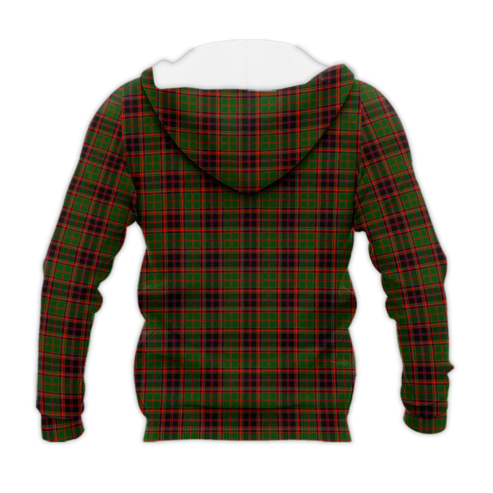 Buchan Modern Tartan Knitted Hoodie with Family Crest - Tartanvibesclothing