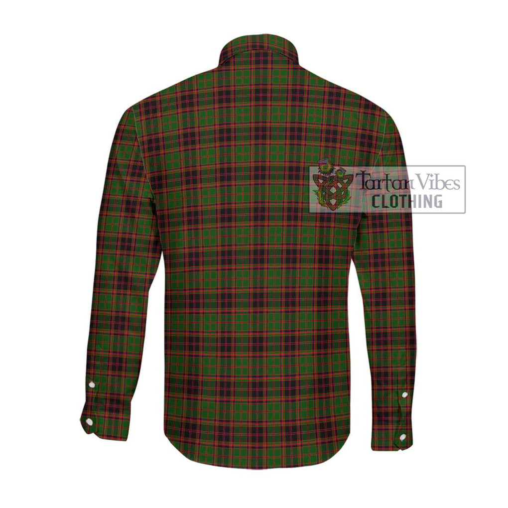 Buchan Tartan Long Sleeve Button Shirt with Family Crest DNA In Me Style - Tartanvibesclothing Shop