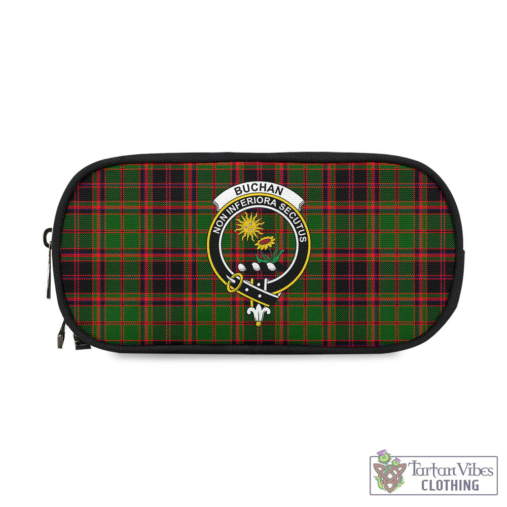 Tartan Vibes Clothing Buchan Modern Tartan Pen and Pencil Case with Family Crest