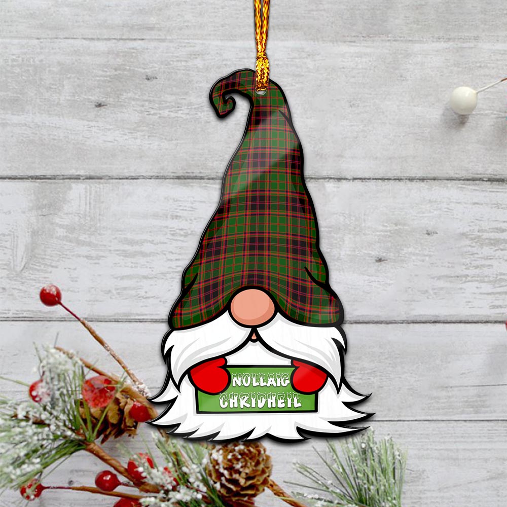 Buchan Gnome Christmas Ornament with His Tartan Christmas Hat - Tartan Vibes Clothing