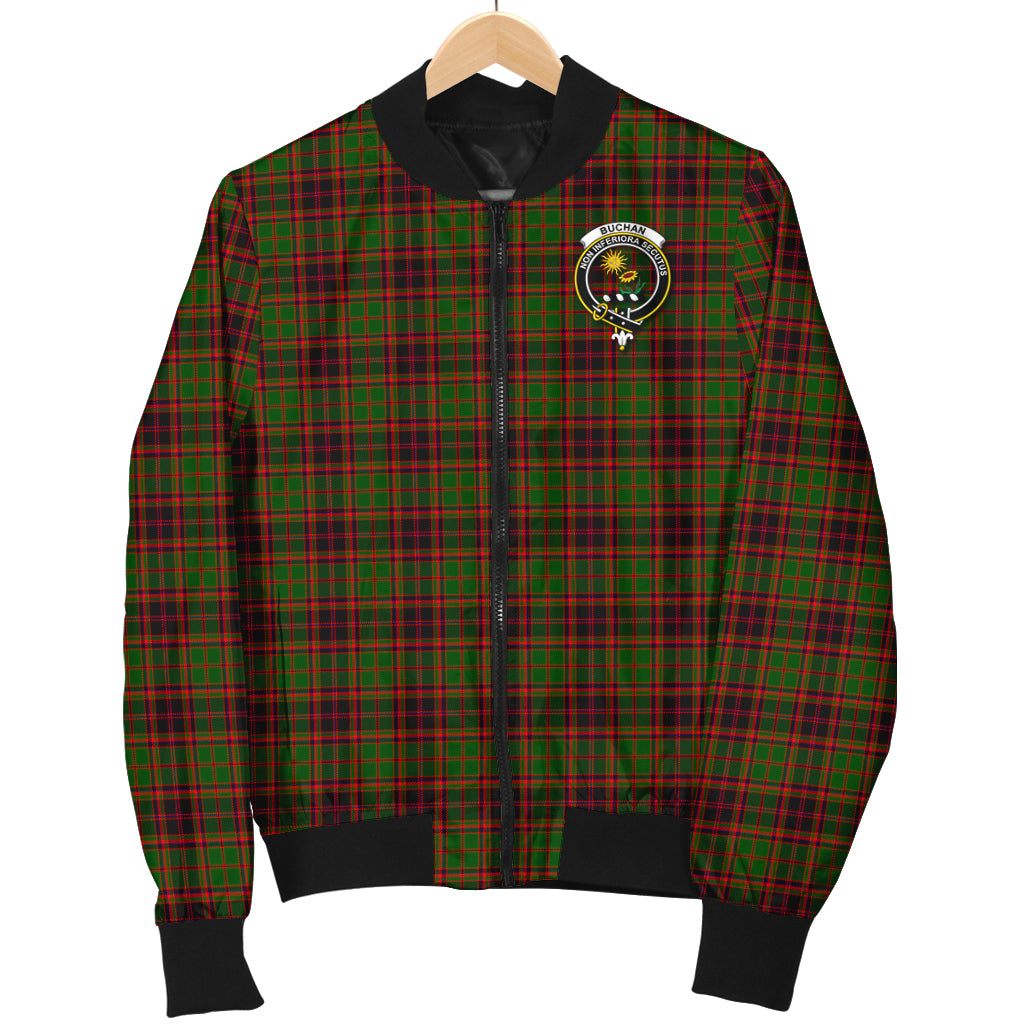 Buchan Modern Tartan Bomber Jacket with Family Crest - Tartanvibesclothing