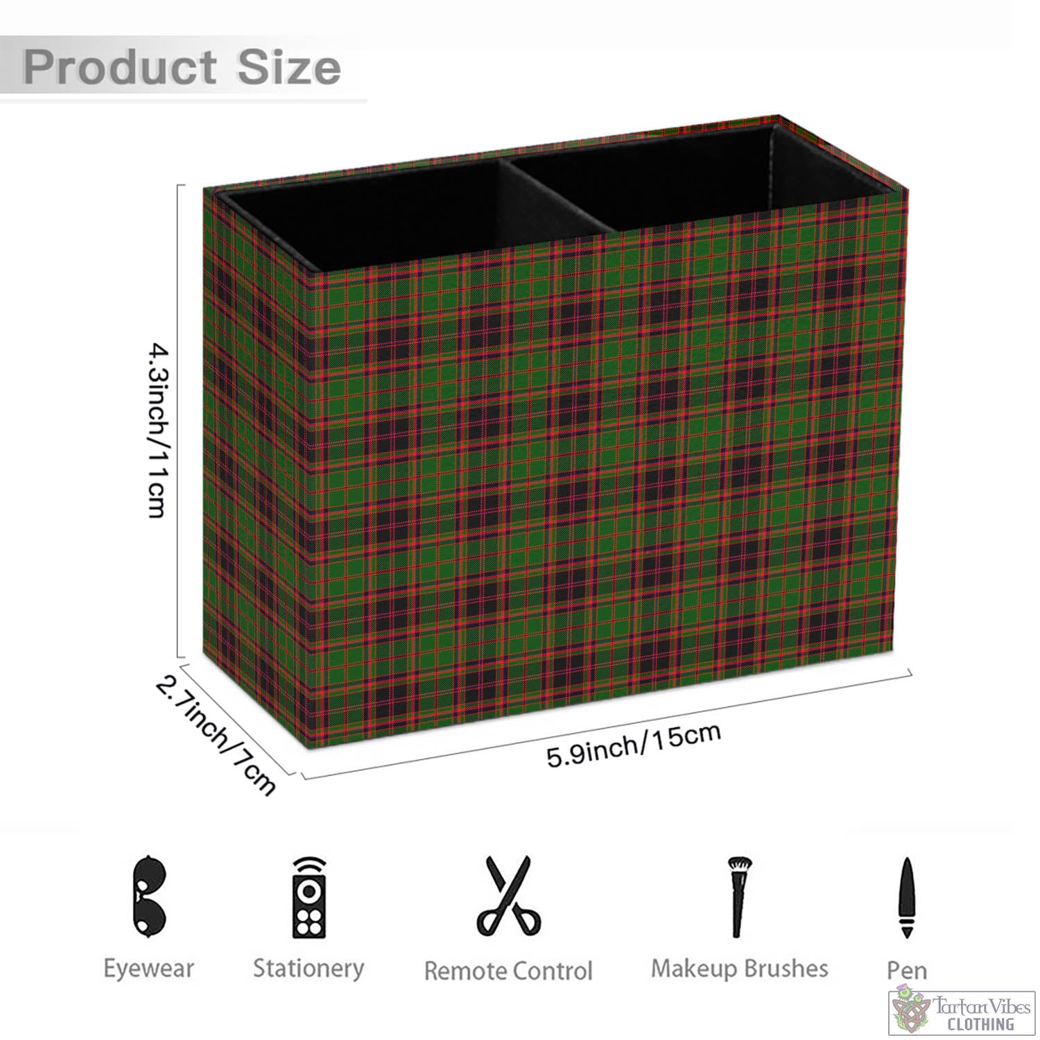 Tartan Vibes Clothing Buchan Modern Tartan Pen Holder