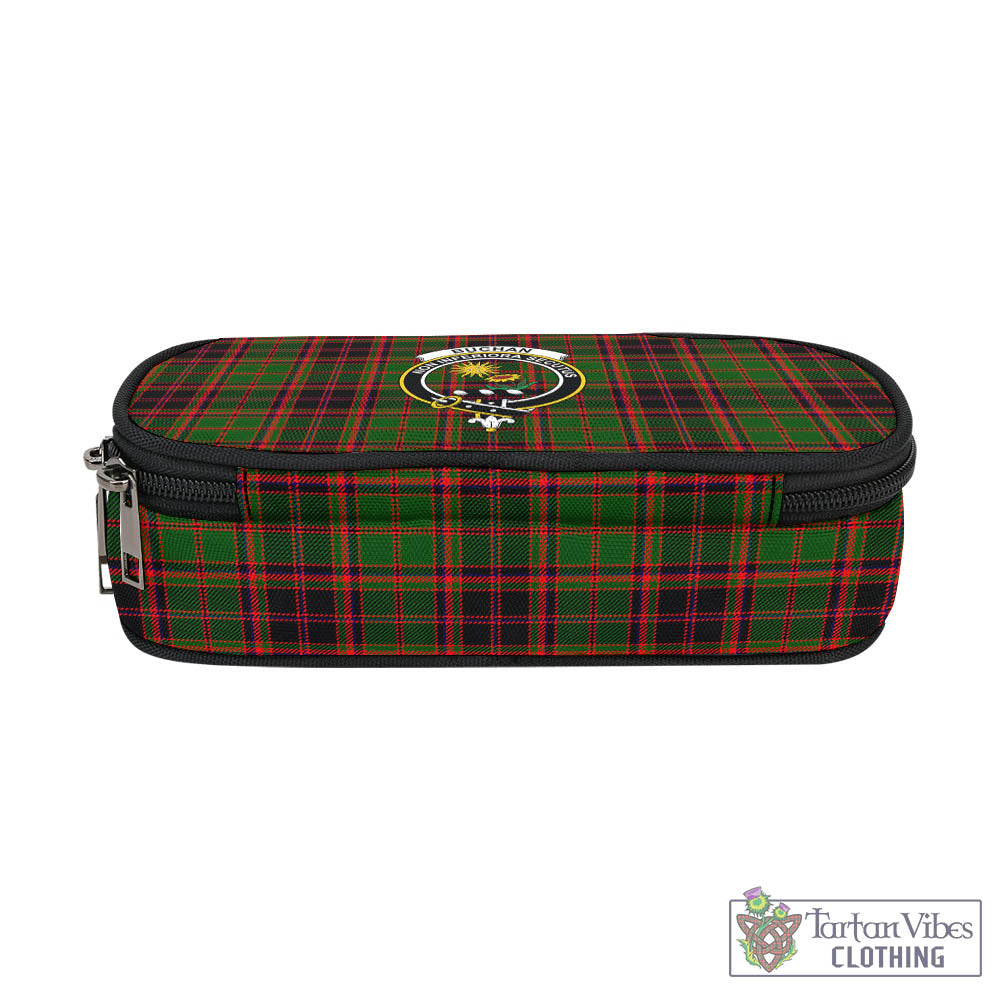 Tartan Vibes Clothing Buchan Modern Tartan Pen and Pencil Case with Family Crest