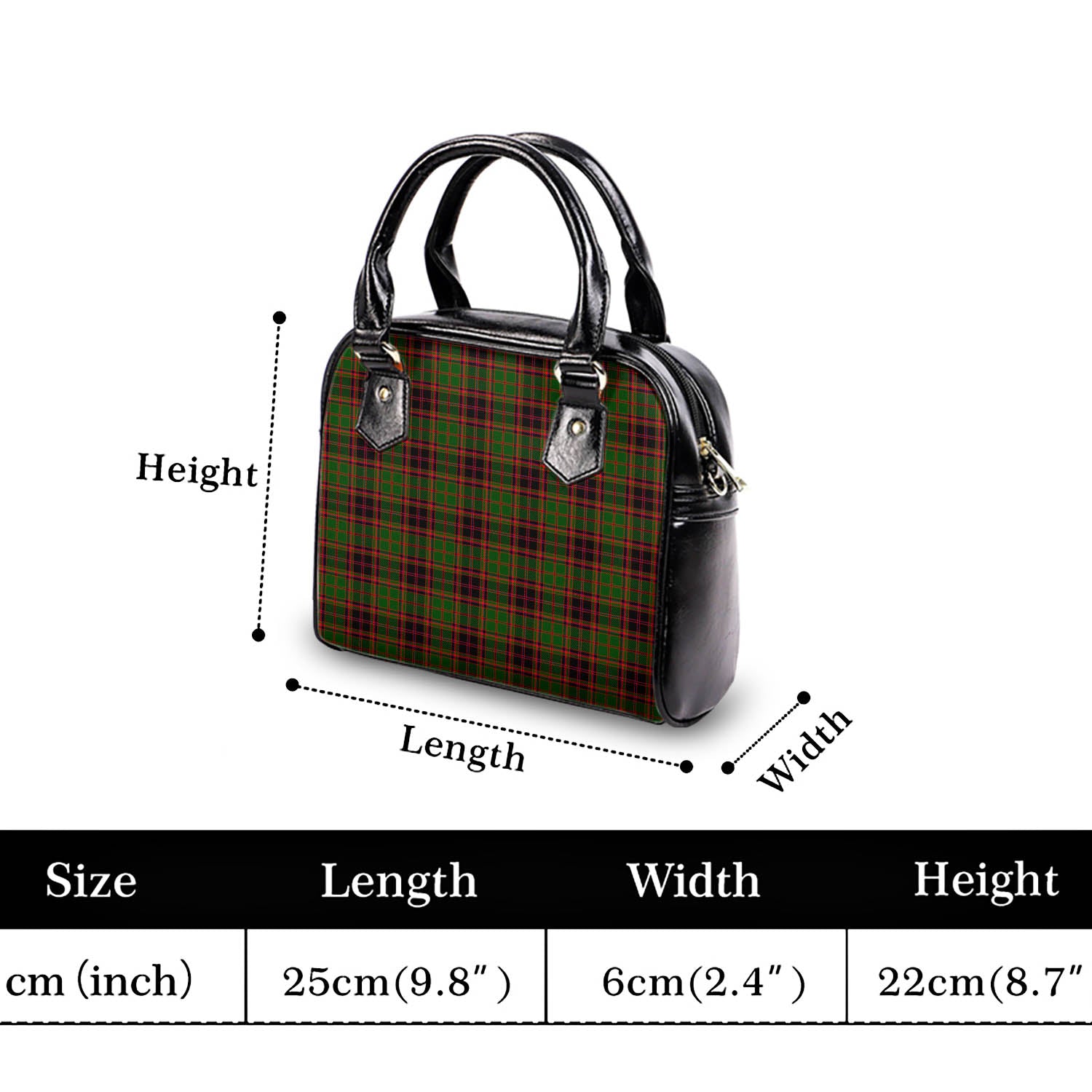 Buchan Modern Tartan Shoulder Handbags - Tartanvibesclothing