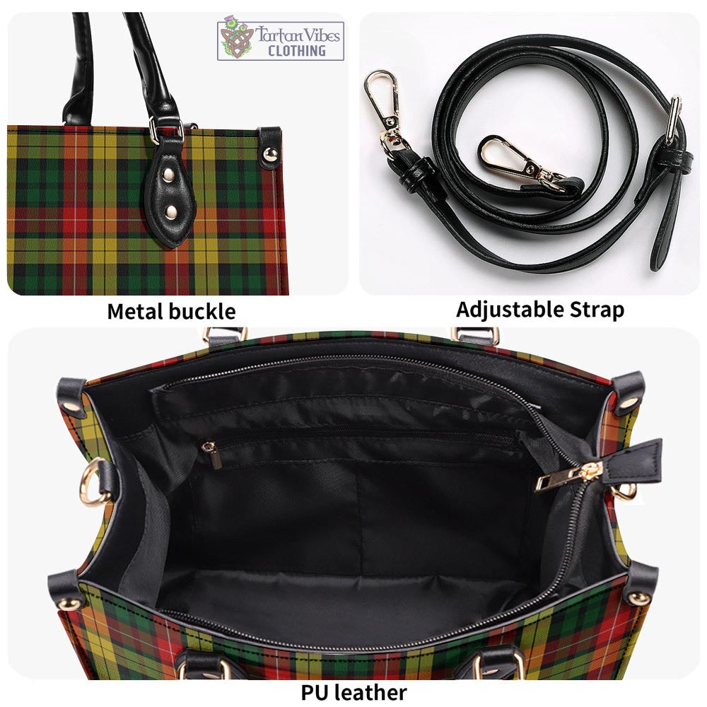 Tartan Vibes Clothing Buchanan Tartan Luxury Leather Handbags