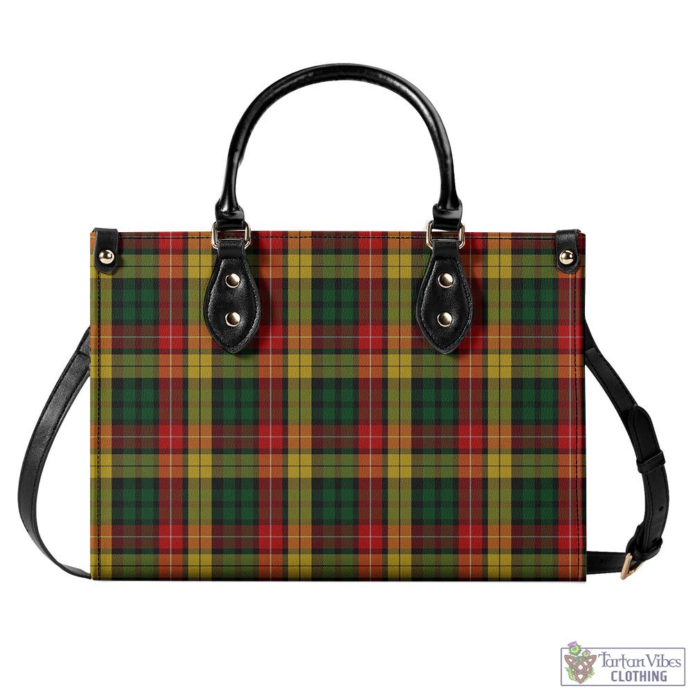 Tartan Vibes Clothing Buchanan Tartan Luxury Leather Handbags